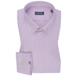 Light Purple Oxford Button-Down Cotton Shirt