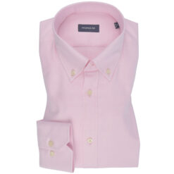 Pink Oxford Button-Down Cotton Shirt