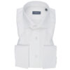Double Cuff White Twill Cotton Shirt
