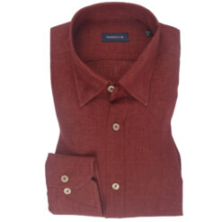 Pure Linen Bardeaux Plain Shirt