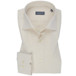 Mini Stripe Beige Cotton Shirt