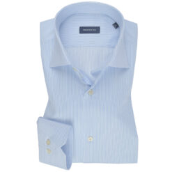 Mini Stripe Light Blue Cotton Shirt