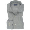 Mini Stripe Olive Green Cotton Shirt