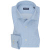 Blue Dotted Print Cotton Shirt