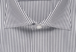 Alternative view of Mini Stripe Black Cotton Shirt