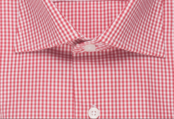 Alternative view of Gingham Red Cotton Shirt