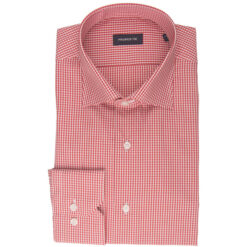Gingham Red Cotton Shirt