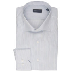 Texture Light Grey Cotton Shirt