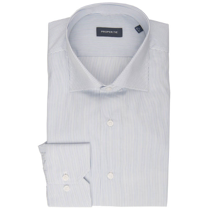 Texture Light Grey Cotton Shirt