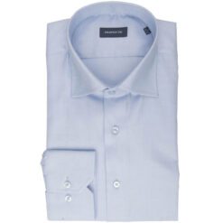 Plain Blue Twill Cotton Shirt