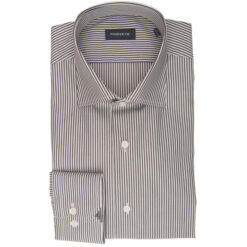 Mini Stripe Black Cotton Shirt